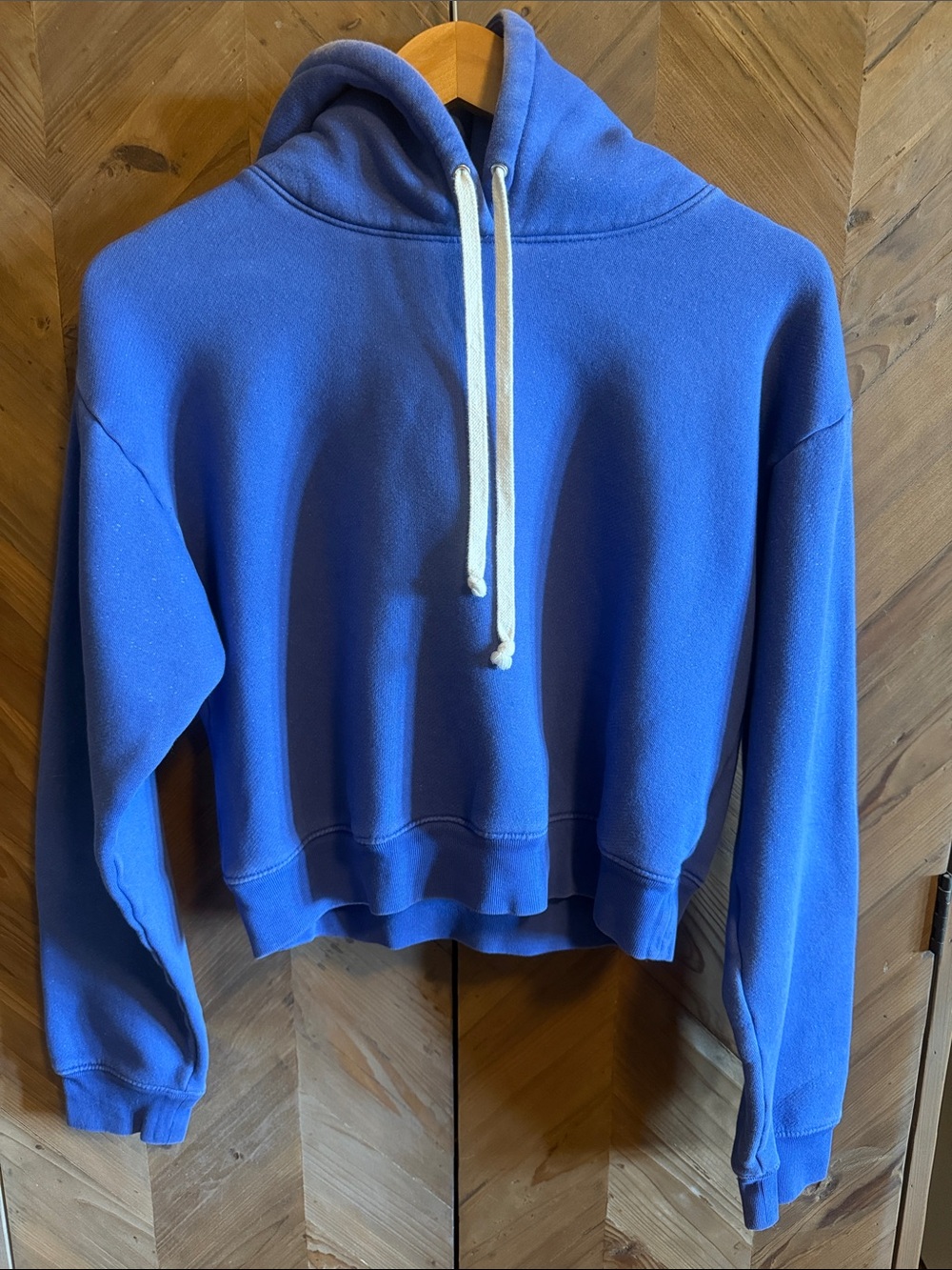 J. Crew Cobalt Blue Crewneck Hoodie